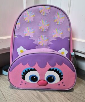 Sesame Street Abby Kids Backpack - Purple & Pink